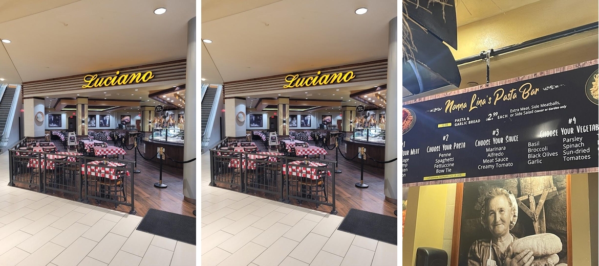Luciano Family Pizzeria Menu