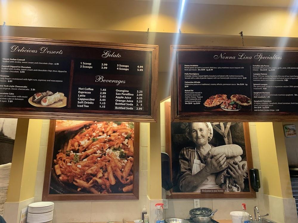 Luciano Family Pizzeria Menu image 1